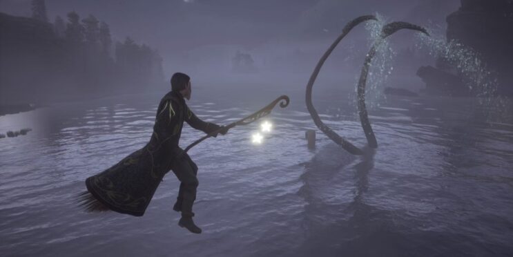 Hogwarts Legacy Player Proves Immersion Isn’t An Issue After Giant Squid Encounter