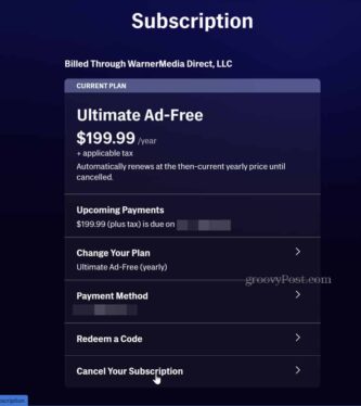 How to cancel your Max subscription