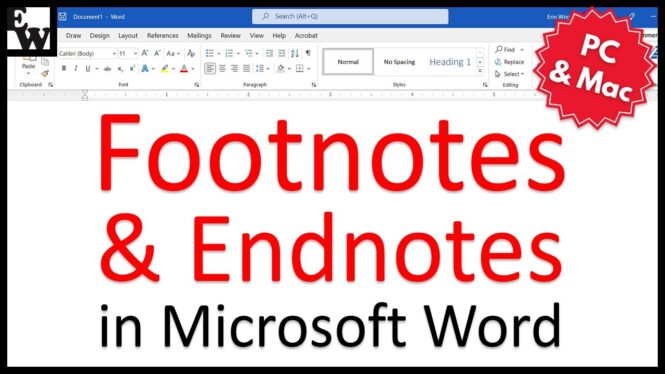 How to insert footnotes in Word on PC and Mac