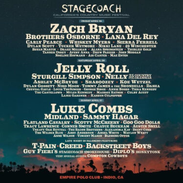 Jelly Roll, Zach Bryan & Luke Combs to Headline 2025 Stagecoach Festival