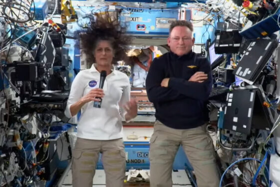 NASA Astronauts Speak to Media on Extended Stay in Orbit