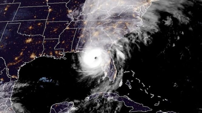 Satellites reveal Hurricane Helene’s deadly fury as a monster Category 4 storm during landfall (videos)