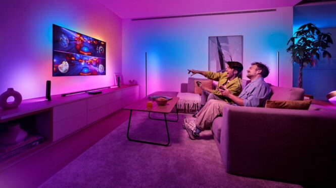 The new Philips Hue Sync Box can keep up with your game console’s framerates