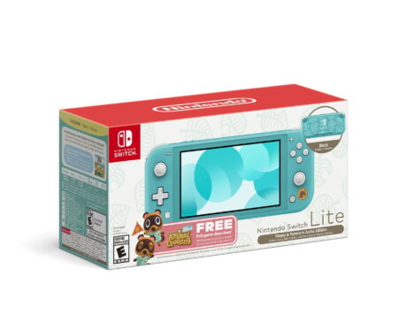 The Nintendo Switch Lite with Animal Crossing is on sale today