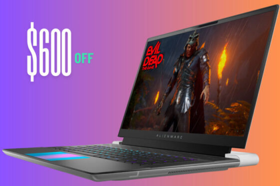 This Alienware gaming laptop with RTX 4090 has a $600 discount today