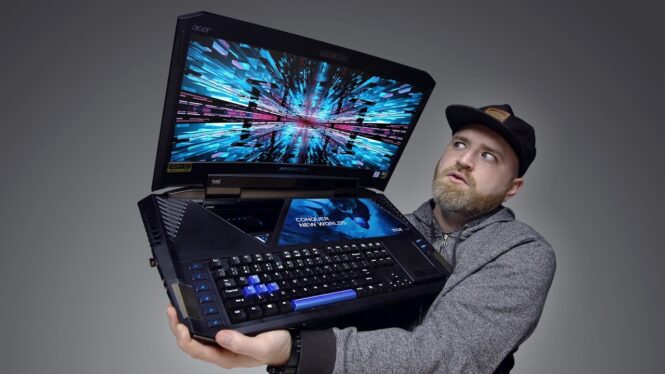 This is the most bizarre gaming laptop I’ve ever seen