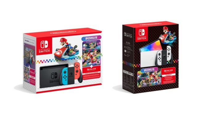 Two more Nintendo Switch console bundles are on the way – and you won’t get any prizes for guessing the pack-in game