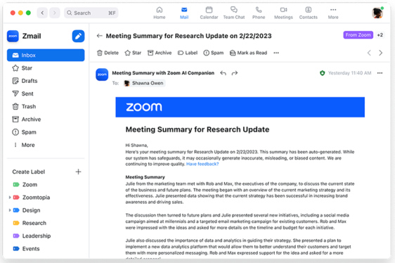 Use Zoom’s AI Companion to Take Notes and Summarize Meetings