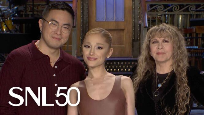 Ariana Grande & Bowen Yang Convince Stevie Nicks to Sing ‘Landslide’ for Them in New ‘SNL’ Promo