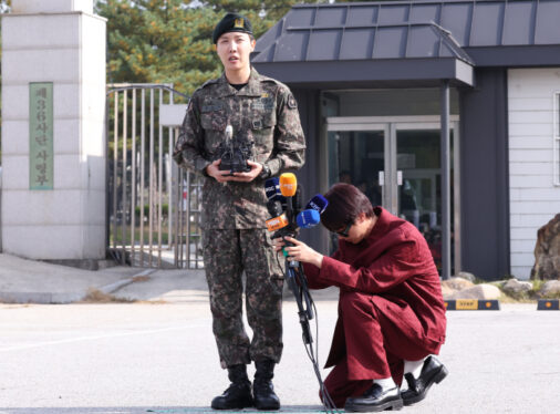 BTS’ J-Hope Discharged From Military Duty, Greeted By a Smiling Jin: ‘Thanks To the Fans’