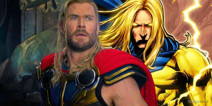 Chris Hemsworths Thor Fights Thunderbolts*s Sentry In Dark Thor 5 Art