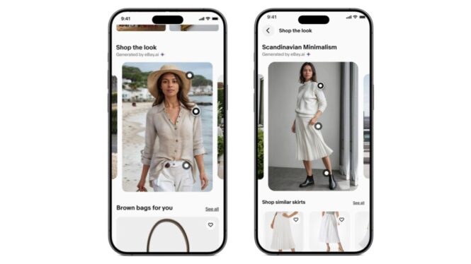 eBay adds an AI-powered ‘shop the look’ feature to its iOS app