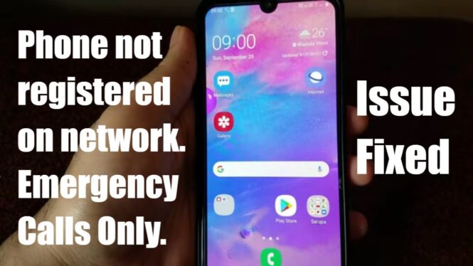 How to fix the ‘Not Registered on Network’ error on a Samsung Galaxy phone