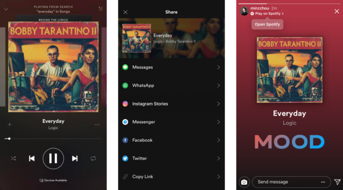 Instagram’s Spotify integration makes saving songs a snap