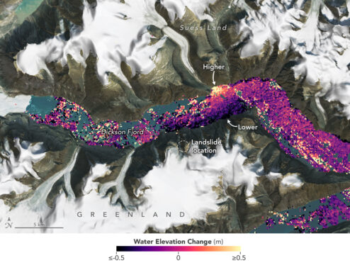 International SWOT Satellite Spots Planet-Rumbling Greenland Tsunami