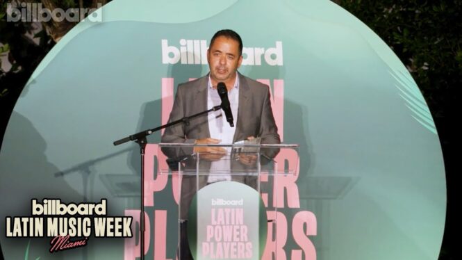 Jorge Mejia Accepts the Publishing Corporation Of The Year | Latin Music Power Players 2024 