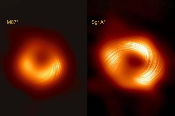 New Image Exposes Intense Magnetic Field of the Milky Way’s Supermassive Black Hole