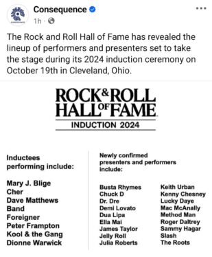 Rock and Roll Hall of Fame’s Class of 2024: Best Moments from the Induction Ceremony