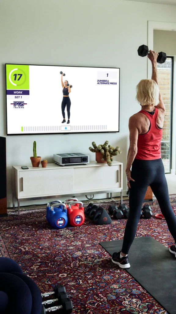 Samsung adds free 45-minute workouts to its TVs in partnership with F45