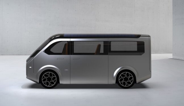 Sharp’s LDK+ Electric Van Concept Turns Into a Movie Theater When You Park