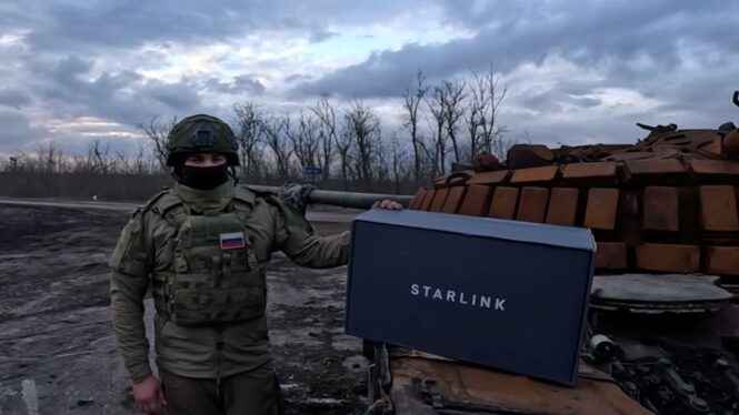 Starlink terminals are reportedly being used by Russian forces in Ukraine