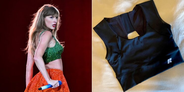 Taylor Swift’s Eras Tour Rehearsal Bra Is a Reviewer Favorite for Helping ‘Alleviate’ Back Pain