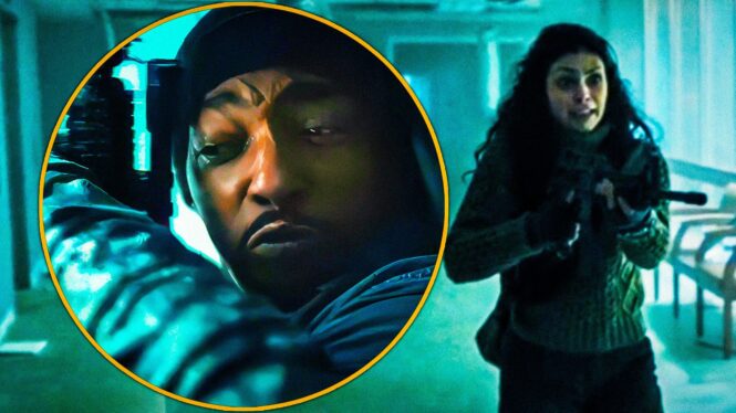 Anthony Mackie & Morena Baccarin Fight Monstrous Creatures In Thrilling New Elevation Clip