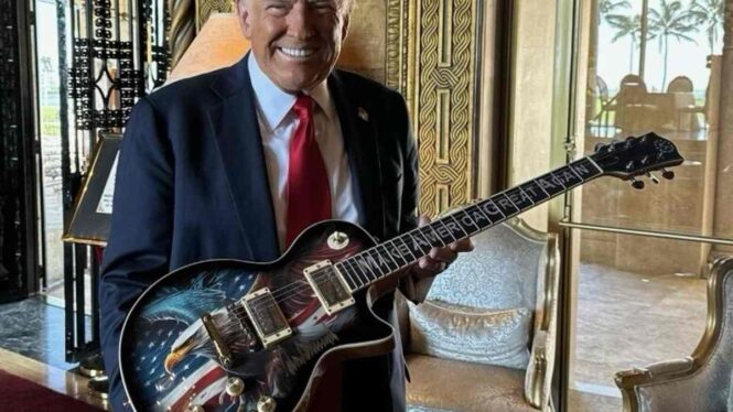 Company Behind Donald Trump-Endorsed Guitars Hit With Cease & Desist by Gibson