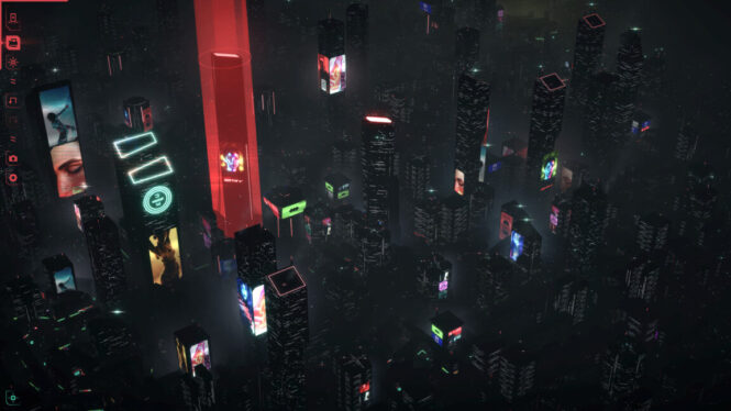 Dystopika is a beautiful cyberpunk city builder without the ugly details