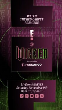 Fandango teams with E! News to live stream Wicked’s Los Angeles premiere