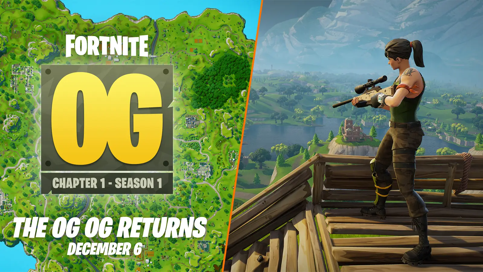 Fortnite OG is bringing back the shooter’s original map for good