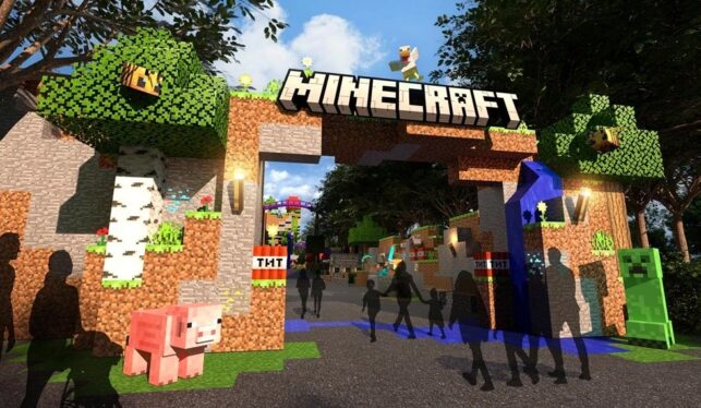 Minecraft is getting its own theme parks