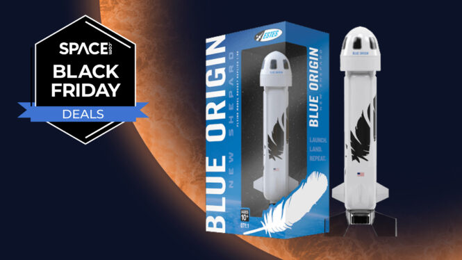 Out of this world Black Friday deal: Save a massive 67% on the Estes Blue Origin New Shepard model rocket