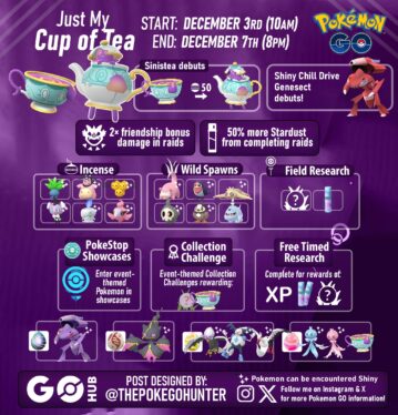 Pokémon GO: Just My Cup Of Tea Event Guide