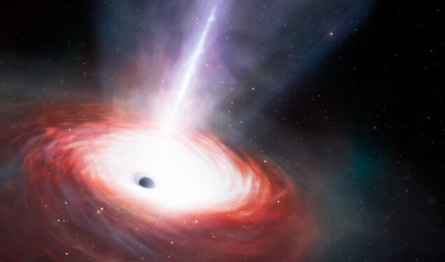 Researchers spot black hole feeding at 40x its theoretical limit