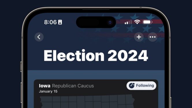 There’s an easy way to follow election results on your iPhone. Here’s how