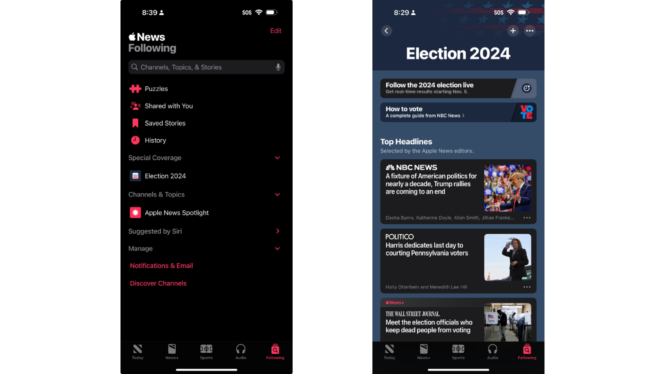 Track US election results with Apple’s Live Activity feature