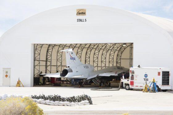 X-59 Fires Up its Engine for First Time on Its Way to Takeoff