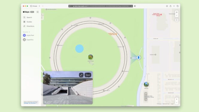 Apple Maps’ Look Around is now available on the web