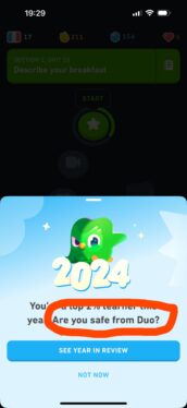 Duolingo Year in Review 2024: how to find yours right now