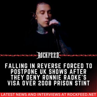 Falling In Reverse Cancel U.K. Tour After Ronnie Radke’s Visa is Denied