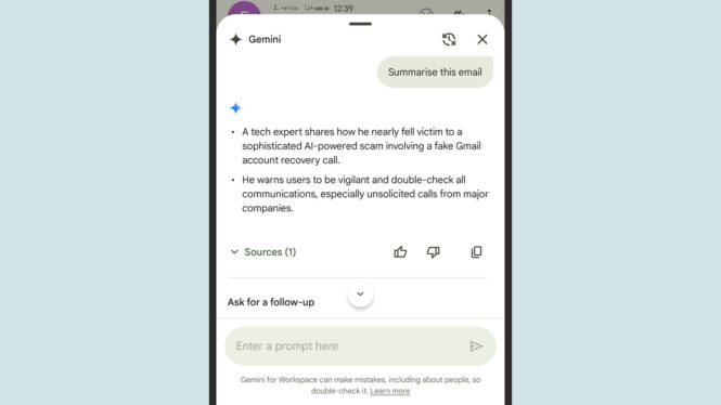 Google Gemini Can Summarize Your Emails in Gmail. Should You Use It?