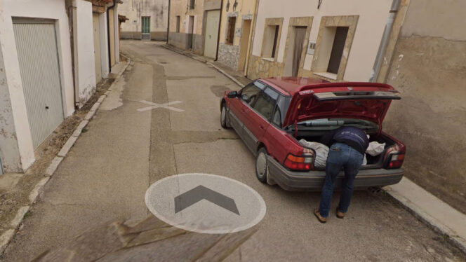 Google Street View camera captures highly suspicious act, leading to arrests