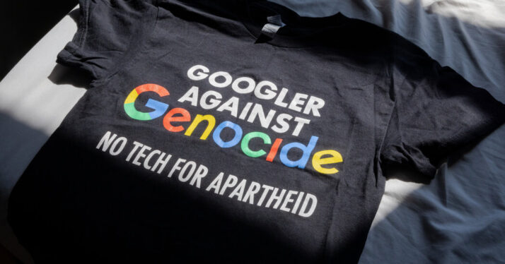 Google Worried Israeli Contract Could Enable Human Rights Violations