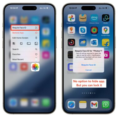 How to hide an app on iPhone in iOS 18