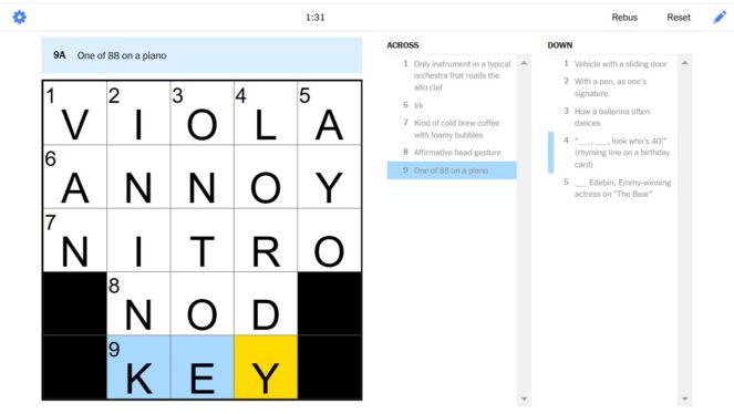 Mini crossword answers for December 18