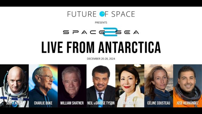 Space2Sea Voyage of Legends in Antarctica: Join William Shatner, Neil deGrasse Tyson, former NASA astronauts and more in free webinar on space and science