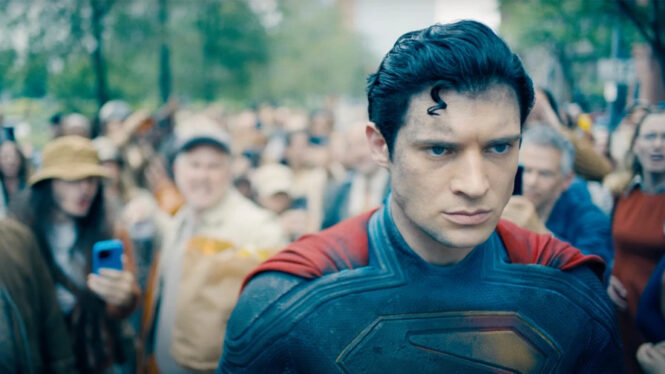 Superman teaser trailer previews David Corenswet as a battered Man of Steel