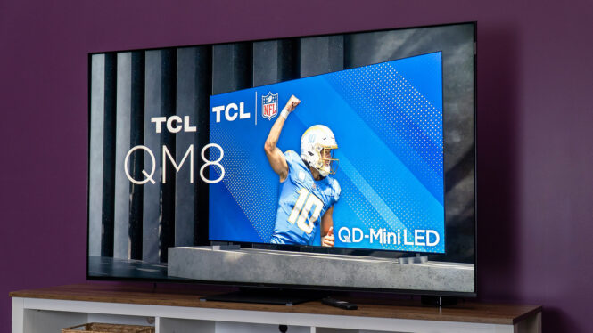 The TCL QM8 will light up your living room and is on sale for Cyber Week