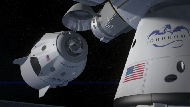 This is the coolest video you’ll see of a SpaceX Dragon capsule heading home